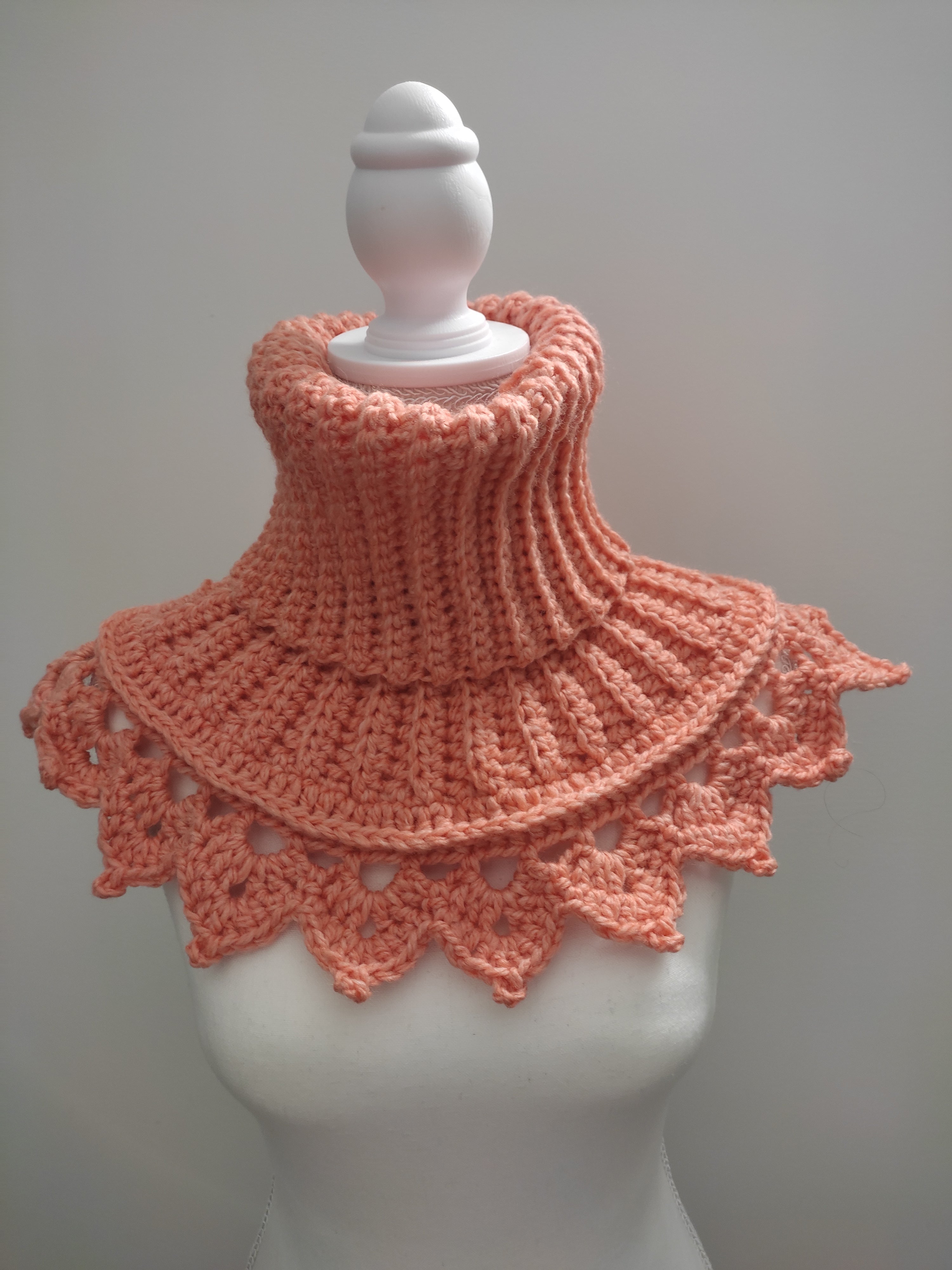 Col Châle Crochet dentelle