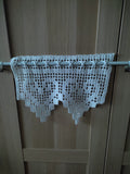 Rideau Coeurs au Crochet
