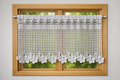 Rideau au crochet blanc – 55 x 37 cm