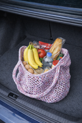 Sac cabas au crochet rose – filet artisanal fait main