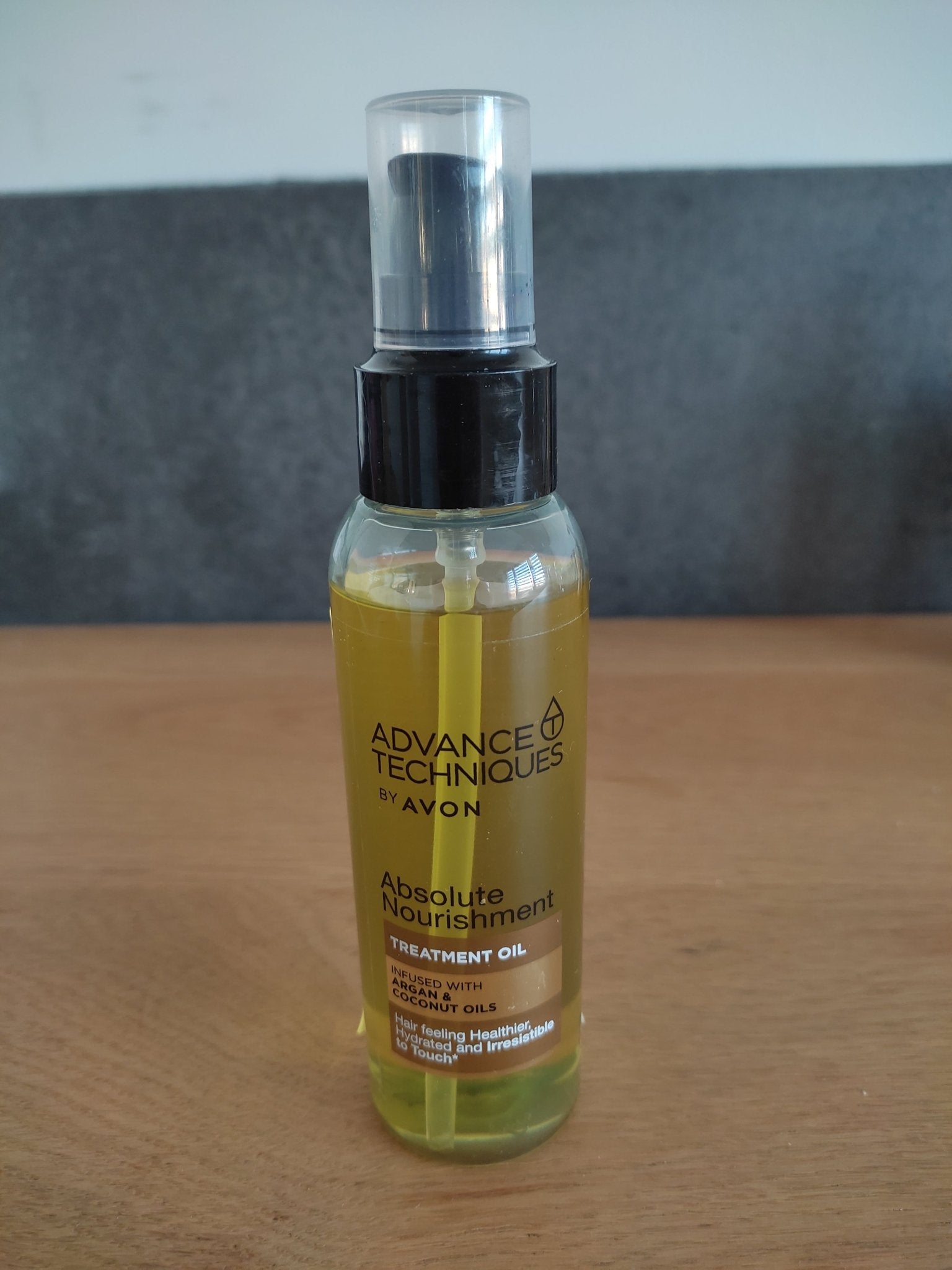 Avon Advance Techniques Absolute Nourishment – Huile Traitante Argan & Noix de Coco - Les créations de Faby