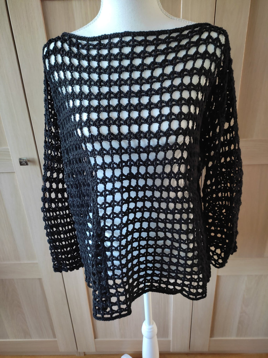Tunique au crochet en coton - Les créations de Faby